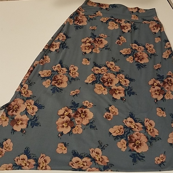 Agnes and Dora Women's Size Medium Maxi Skirt Dress Blossom Blues Light Blue - Picture 6 of 6